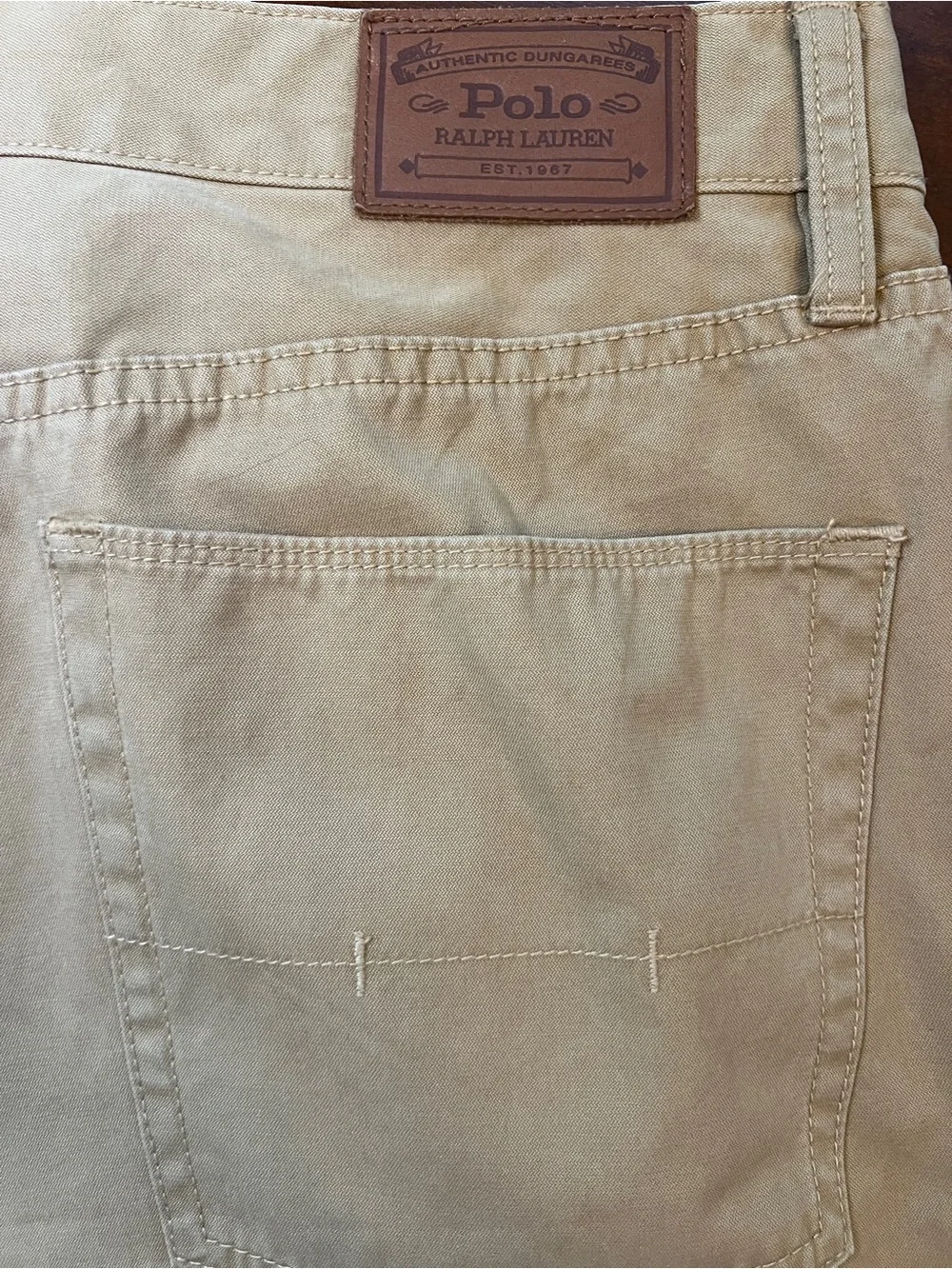 Ralph Lauren Pants Mens 36 X 32 Khaki Straight Leg 5 Packet  Classic